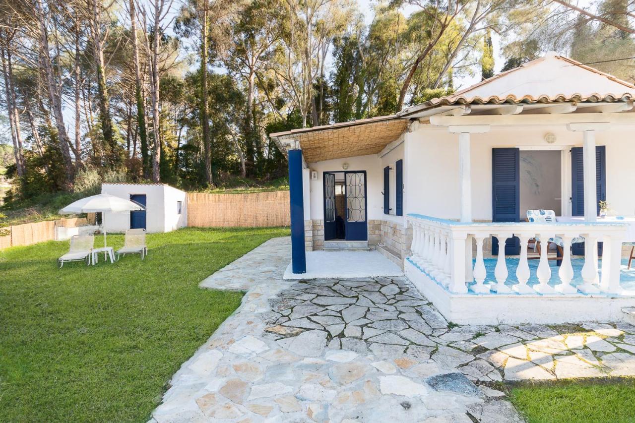 Blue House Apartman Dafníla Kültér fotó