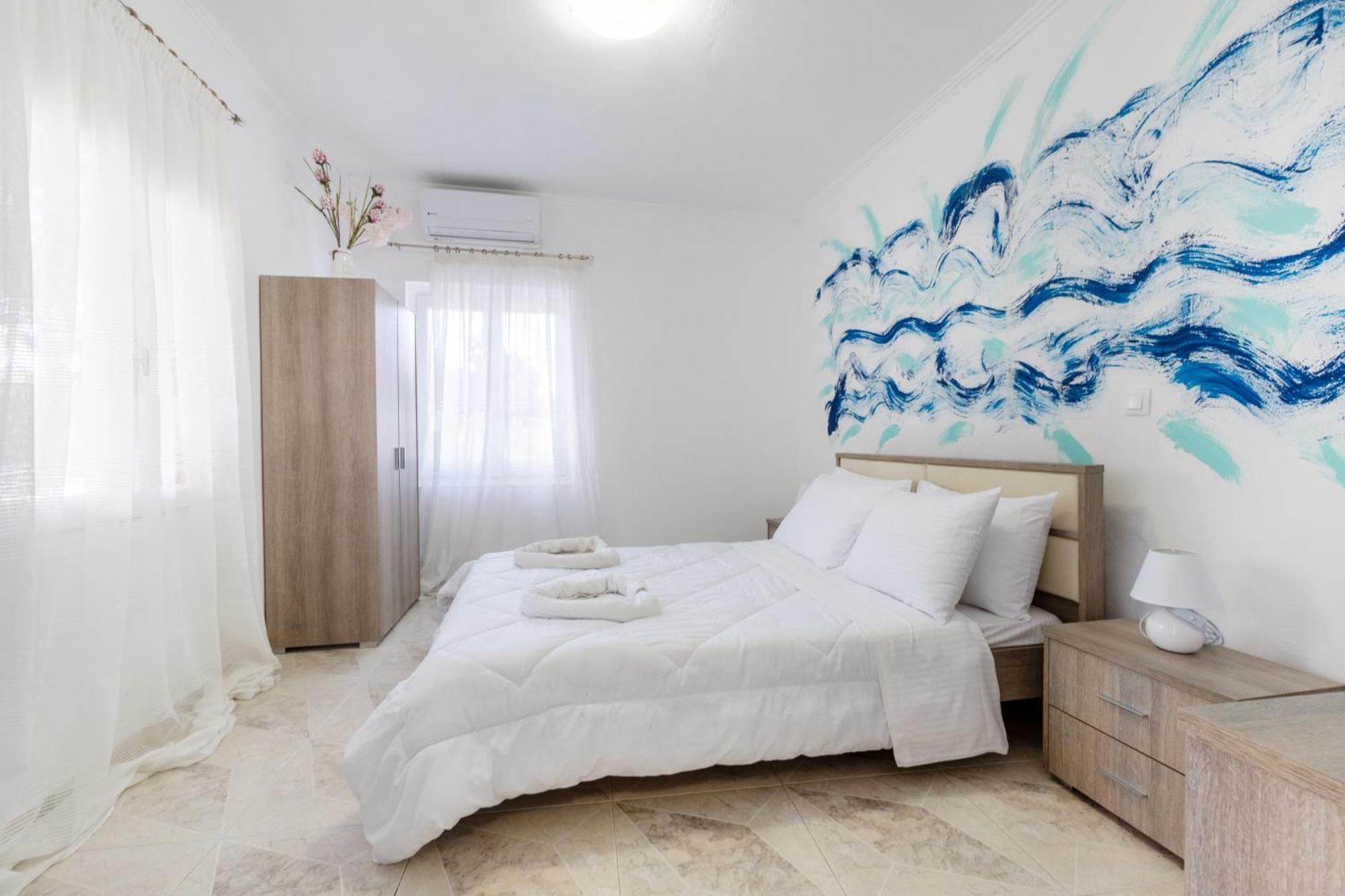 Blue House Apartman Dafníla Kültér fotó