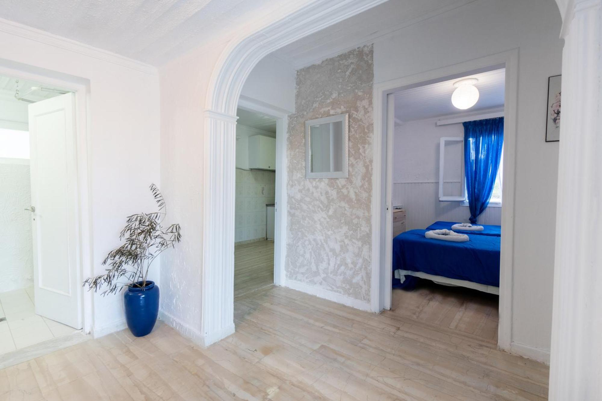 Blue House Apartman Dafníla Kültér fotó